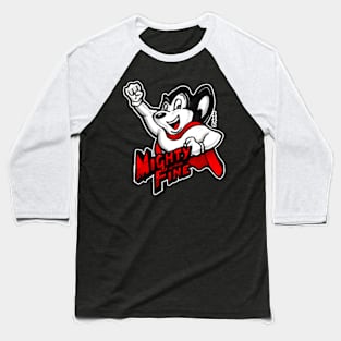 A Mouse in a Mighty Fine Tee Baseball T-Shirt